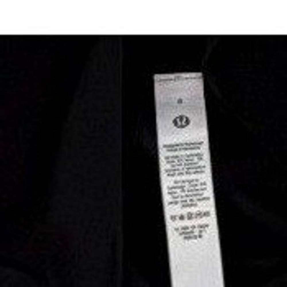 Lululemon Nulu High-Rise Slim Fit Midi Skirt Black  Womens Size 8 - Picture 5 of 6